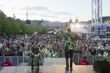 Det var 1,5 miljoner besök till Eurovision Village i Kungsträdgården