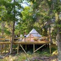 Glamping i Stockholms skärgård