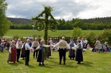 Fira midsommar i Stockholm