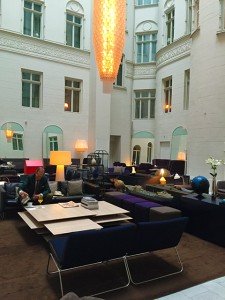 Nobis hotell-lounge för möten